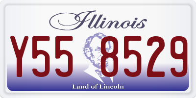 IL license plate Y558529