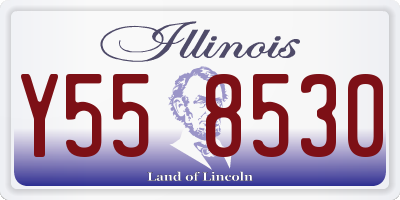 IL license plate Y558530