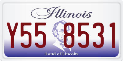 IL license plate Y558531
