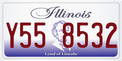 IL license plate Y558532