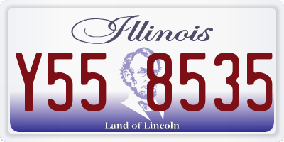 IL license plate Y558535