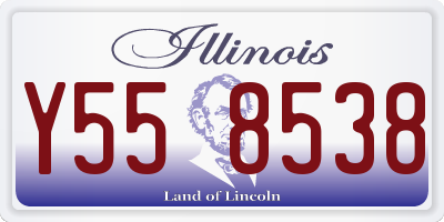 IL license plate Y558538