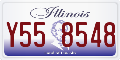 IL license plate Y558548