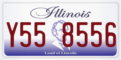 IL license plate Y558556