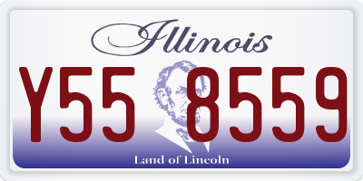 IL license plate Y558559