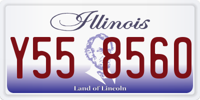 IL license plate Y558560