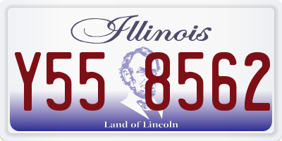 IL license plate Y558562