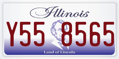 IL license plate Y558565