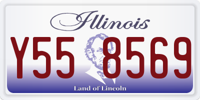IL license plate Y558569