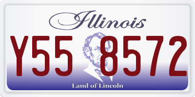 IL license plate Y558572
