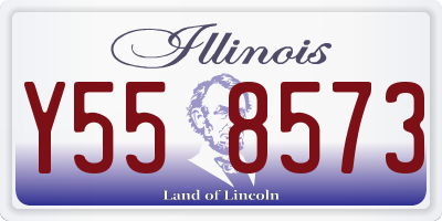 IL license plate Y558573