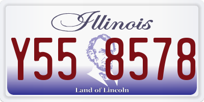 IL license plate Y558578