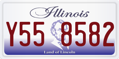 IL license plate Y558582