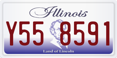 IL license plate Y558591