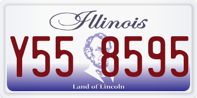 IL license plate Y558595