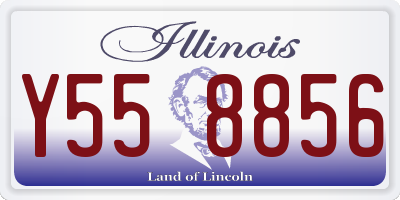IL license plate Y558856