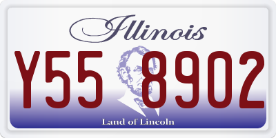 IL license plate Y558902