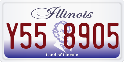 IL license plate Y558905