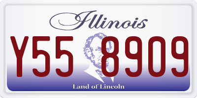 IL license plate Y558909