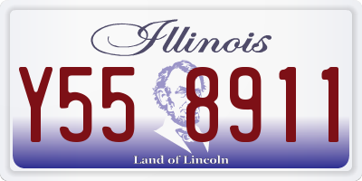 IL license plate Y558911