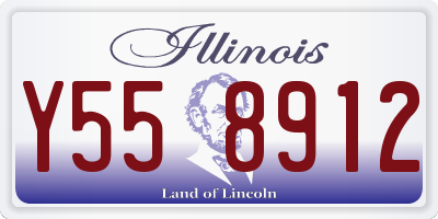 IL license plate Y558912