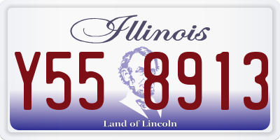 IL license plate Y558913