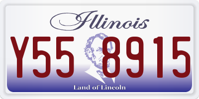 IL license plate Y558915