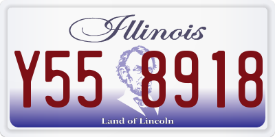 IL license plate Y558918
