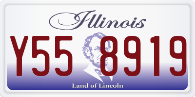 IL license plate Y558919