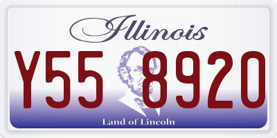 IL license plate Y558920