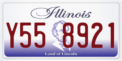 IL license plate Y558921