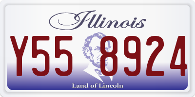 IL license plate Y558924
