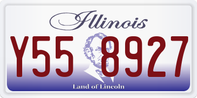 IL license plate Y558927