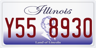 IL license plate Y558930