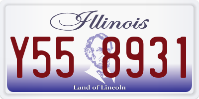 IL license plate Y558931