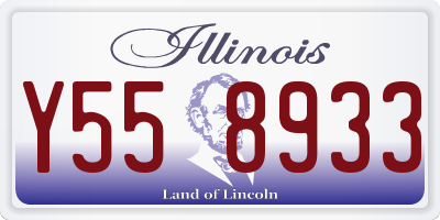 IL license plate Y558933