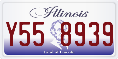 IL license plate Y558939