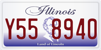 IL license plate Y558940