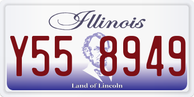 IL license plate Y558949