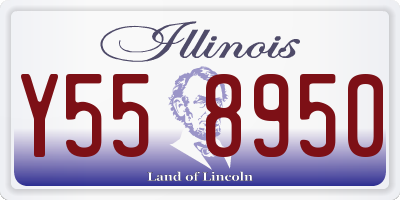 IL license plate Y558950