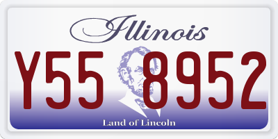 IL license plate Y558952