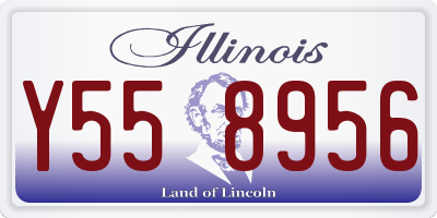 IL license plate Y558956