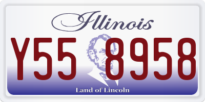 IL license plate Y558958