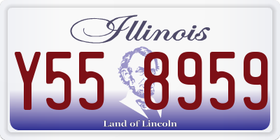IL license plate Y558959
