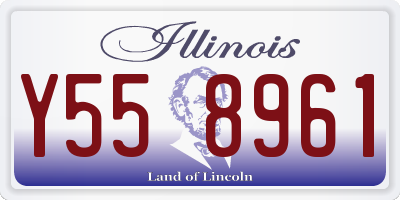 IL license plate Y558961