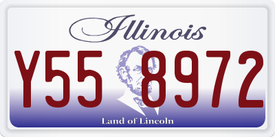 IL license plate Y558972