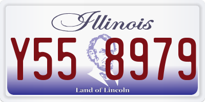 IL license plate Y558979