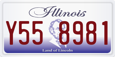 IL license plate Y558981
