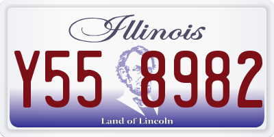 IL license plate Y558982