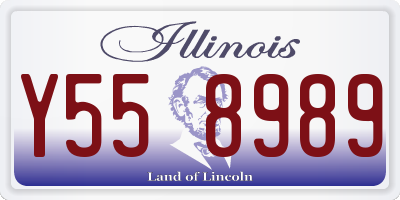 IL license plate Y558989